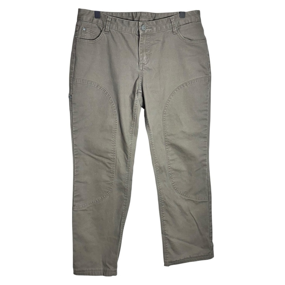 Prana Tan Straight Leg Pants Size 6
